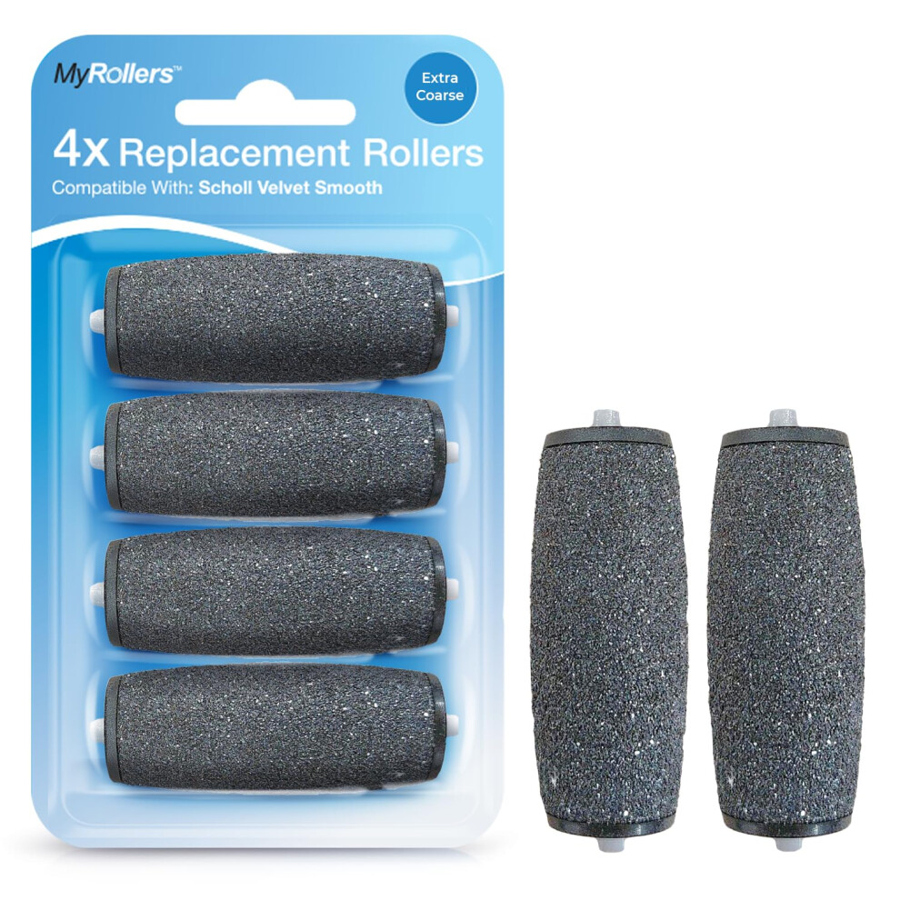Sleep In Rollers 4X My Rollers Extra Coarse Compatible With Scholl Velvet Smooth Diamond Â Refill Replacement Rollers