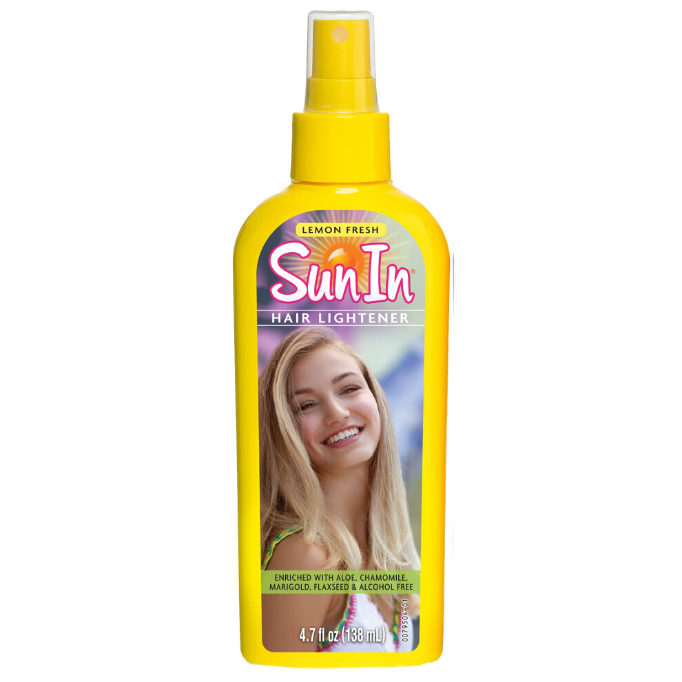 Hair Lightener Lemon - Enriched With The Natural Botanicals Aloe, Chamomile, Marigold And Flaxseed. Alcohol Free. Lemon Fresh Scent. 138 Millilitres