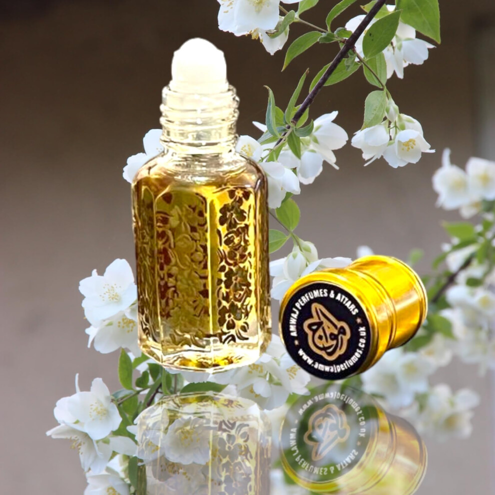 Hafsa Arabian Fragrances Ltd Arabian Jasmine 6Ml Perfume Oil | Roll-On Bottle | Made In U.a.e | Amwaj Perfumes And Attars Ltd