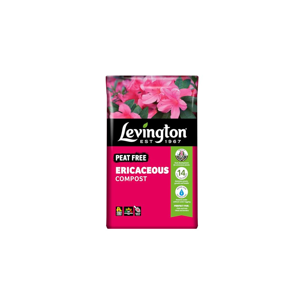 Levington Peat Free Ericaceous Compost, 50 Litre Compost For Acid-Loving Plants
