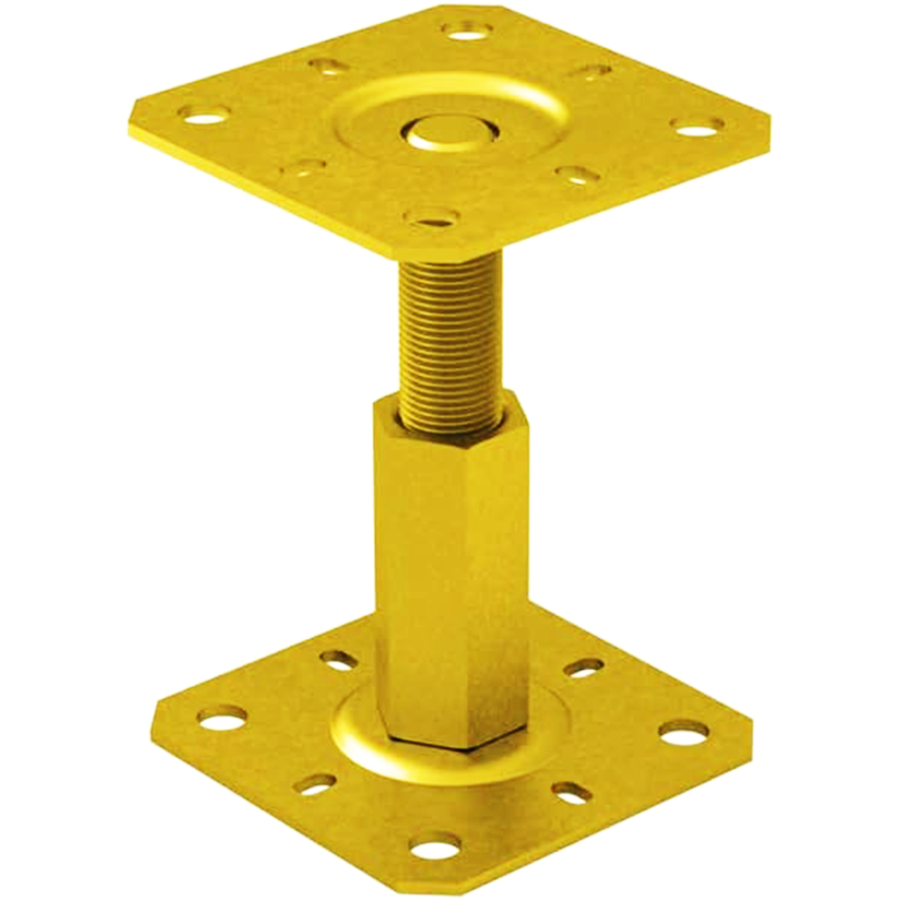 Diyuk Heavy Duty Bolt Down Fence Post Repair Support Brackets Galvanised Metal 5061065490422