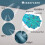 14 Pcs Microfiber Glasses Cleaning Cloths 20 x 20 cm 6