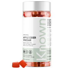 Apple Cider Vinegar Gummies 1000mg by Known Nutrition | 60 Two-a-Day Gummies | Vegan Halal Food Supplement | Natural Botanical Extract | 100% Natural