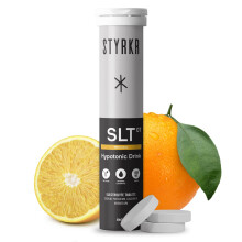 Electrolytes Tablets by Styrkr - Citrus - Pack of 12 Hydration Tablets - 1000mg per Serving - 4X Higher Salts - Used by Endurance Athletes - Advanced