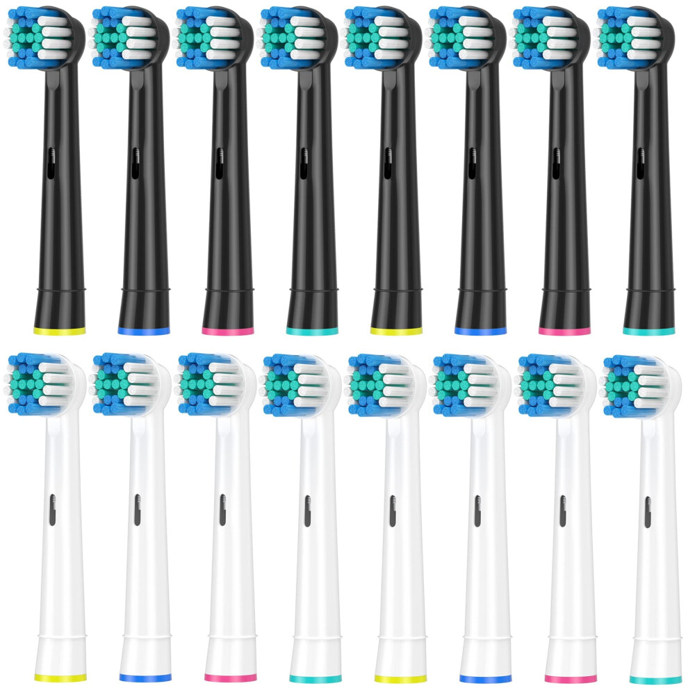 Toothbrush Head Compatible with Braun Oral b Electric Toothbrush, Pack of 16 Sensitive Replacement Brush Heads for Oral-b Pro Smart Vitality Genius