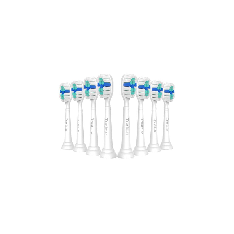 Toothbrush Heads for Philips Sonicare ProtectiveClean 4100 C2 Brush Head -Compatible with all Sonicare Snap-on Electric toothbrush Modle, 8 Pack