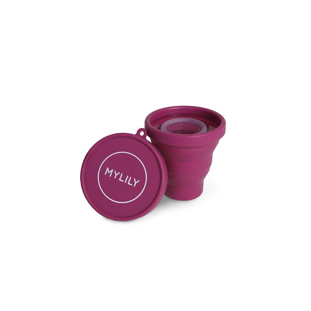 Mylily Menstrual Cup Steriliser | Steriliser For All Types Of Menstrual Cups | Foldable Menstrual Cup Cleaner For The Microwave | 100% Medical