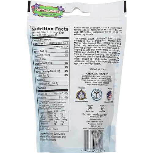 Dry Mouth Lozenges Fruit Mix Bag 1