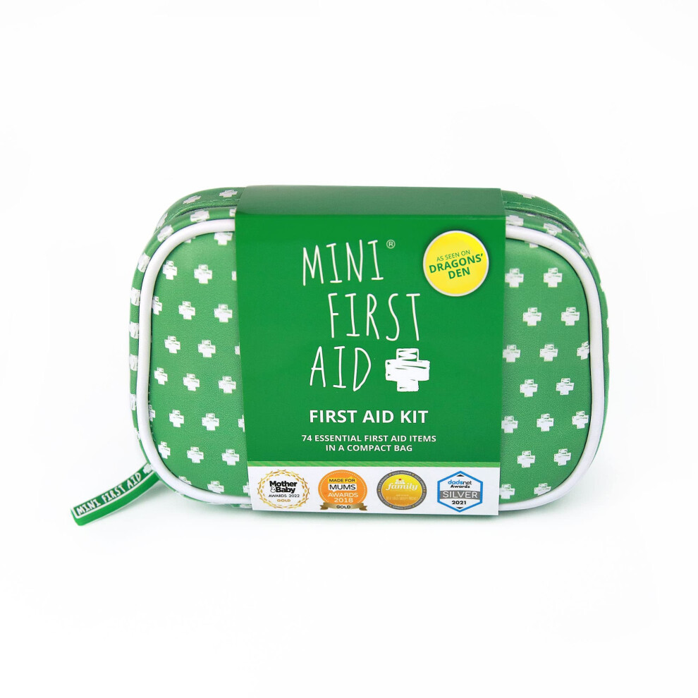Safety First Aid Group First Aid Refill, Comprehensive Kit - 74 Items Kids First Aid Kit Includes Plasters, Bandages, Scissors, Tweezers & Burn Gel Â For Car, Home, Office, Travel & Camping - Ideal For