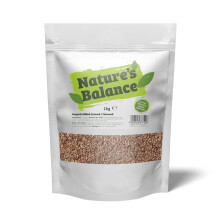 Organic Milled Flaxseed 1kg - Gluten Free High Fibre Ground Linseed Flax Seed Powder