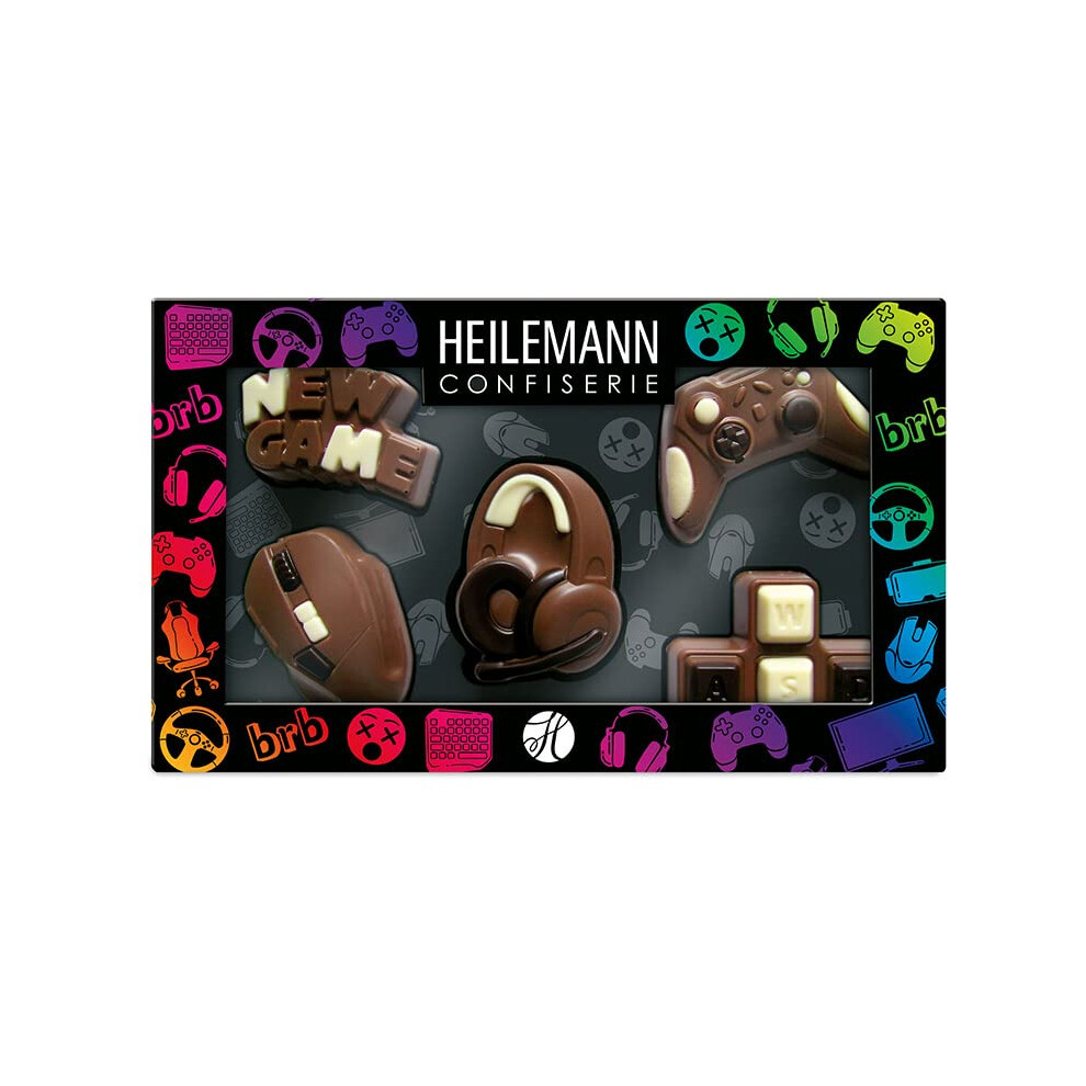 Heilemann chocolate figures theme pack, gift pack fine milk, 100 g (Gaming)