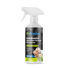 Incontinence Odour & Stain Remover Spray With Bio Enzymes Human Urine/Soiling Cleaner For Elderly Care Enzymatic Formula Super Strength Fresh Linen