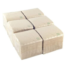 Pack of 600 Recycled Paper Napkins - Small and Individual - 100% Recyclable and Biodegradable - Ideal for Cocktail - Modern Design - 10 x 10 cm Folded