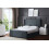 DS Living (Small Double, Steel) Elara Winged Paneled Upholstered Bed 7