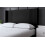 DS Living (Super King, Black) Elara Winged Paneled Upholstered Bed 3