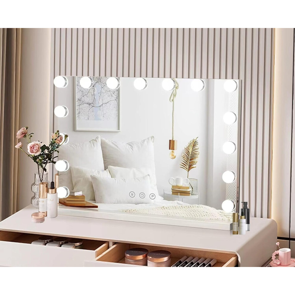 (580 x 460 mm) BELOFAY Hollywood Vanity Mirror For Makeup with Lights, Lighted Makeup Mirror