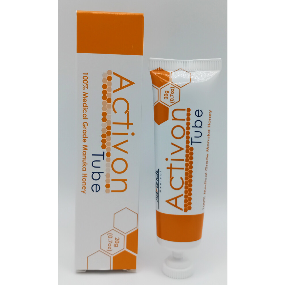 Advancis Medical Activon 100% Manuka Honey 20G Tube Ref: Cr4493
