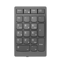 Teclado Numérico - LENOVO - TECLADO NUMÉRICO SEM FIO - RF sem fio - 21 teclas - Cinza