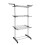 Living And Home 3-Tier Foldable Clothes Drying Rack 1