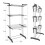 Living And Home 3-Tier Foldable Clothes Drying Rack 6