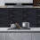 Living And Home (Marble Black) 10 Pcs Waterproof Marble Wall Tile Stickers 3