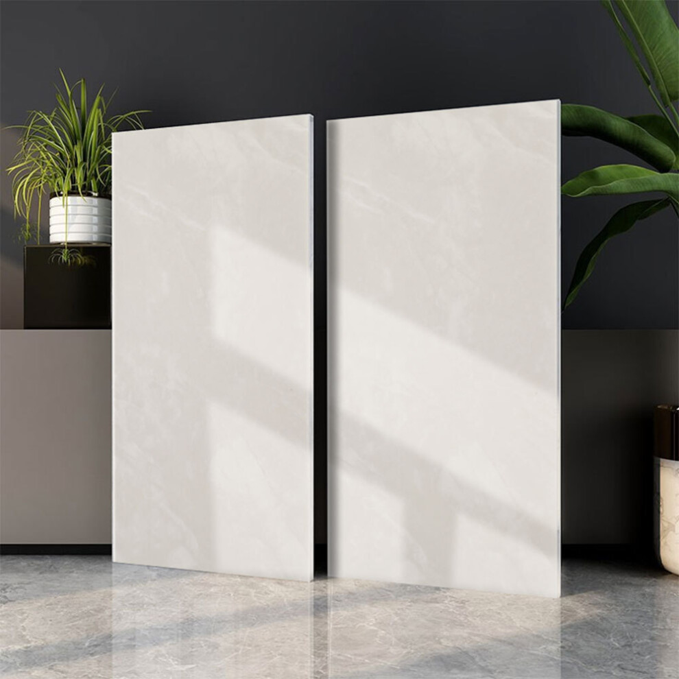 (Off-White) 10 Pcs Waterproof Marble Wall Tile Stickers