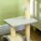 PawHut PawHut 72cm Cat Tree Tower with Scratching Post Perch, Indoor, Light Grey 8
