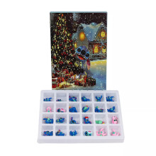(A) Christmas Stitch Figure 24 Days Countdown Advent Calendar Kids Gi