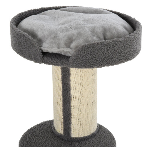 PawHut PawHut 91cm Scratching Posts Cat Tree Activity Centre for Indoor Cats Grey 2