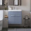 Bathroom Wall Mounted Vanity Unit and Basin Sink Storage Unit Cupboard 1