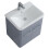 Bathroom Wall Mounted Vanity Unit and Basin Sink Storage Unit Cupboard 5