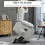 Homcom HOMCOM Riser and Recliner Chair for Elderly, Quick Assembly, Light Grey 2