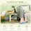 PawHut PawHut Small Cat Tree with Scratching Posts 2 Beds Toy Ball Indoor, Multi 3