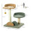 PawHut PawHut Small Cat Tree with Scratching Posts 2 Beds Toy Ball Indoor, Multi 2