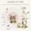 PawHut PawHut Cat Tree Activity Center Scratching Post Perch Tunnel 105cm Beige 2