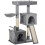 PawHut PawHut 111cm Cat Tree Tower Activity Centre W/ Scratching Post Condo Hammock 1