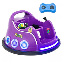 12V Electric Ride On Bumper Car Kids 360° Swivel 12V Ride On Toy