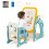 Casart Kids Art Easel Toddlers Activity Table & Chair w/Adjustable Whiteboad 1
