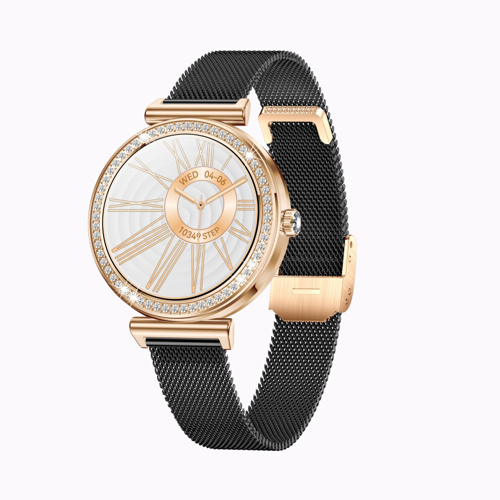 Chronus Smart Watch I109 1.27 Inch Bluetooth Call Health Monitoring 100+ Sports Modes Ip68 Waterproof - Rose Gold 6976919895645