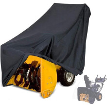 Snow Thrower Cover Waterproof Dustproof Snow Blower Cover for Most Electric Two-Stage Snow Thrower