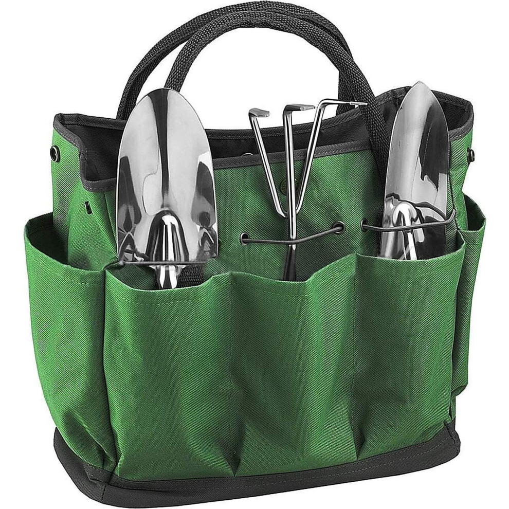 Garden Tool Storage Bag, 600D Oxford Waterproof Garden Tool Storage Organizer Tote Bag 779747128338