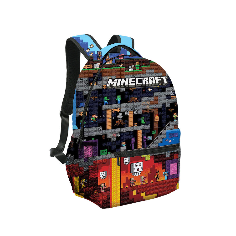 (C) Minecraft Primary And Secondary School Students' Schoolbags Children's Backpacks Backpacks For Primary School Students