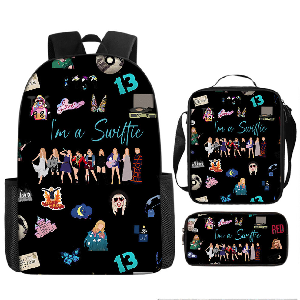 (A1) Taylor Swift Elementary and Middle School Students Schoolbag Children's Backpack Shoulder Bag