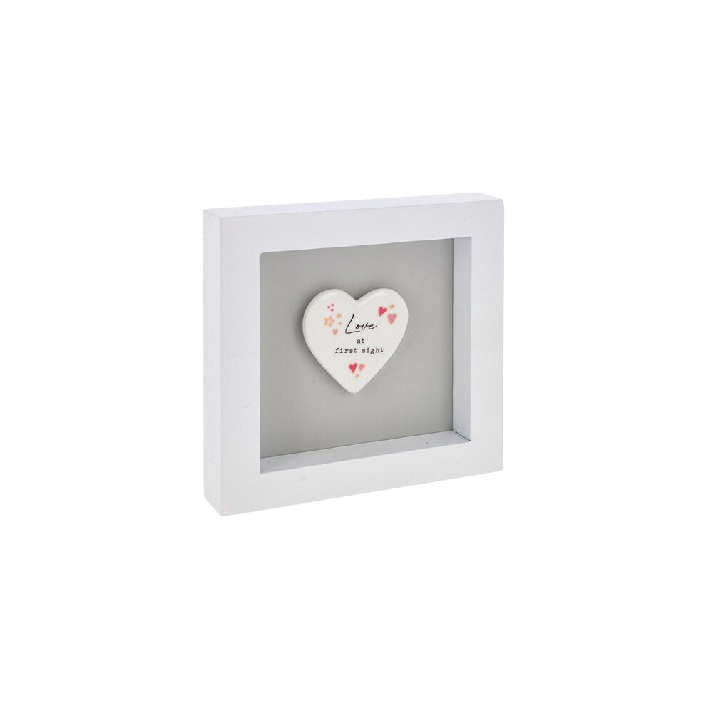 Heartfelt Art Love At First Sight Sweet Heart New Baby Wall Plaque Gift Idea Joe Davies