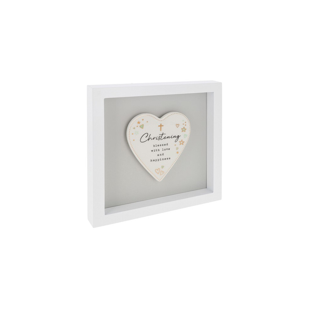 Heartfelt Art Christening Blessed With Love & Happiness Wall Plaque Gift Idea Joe Davies
