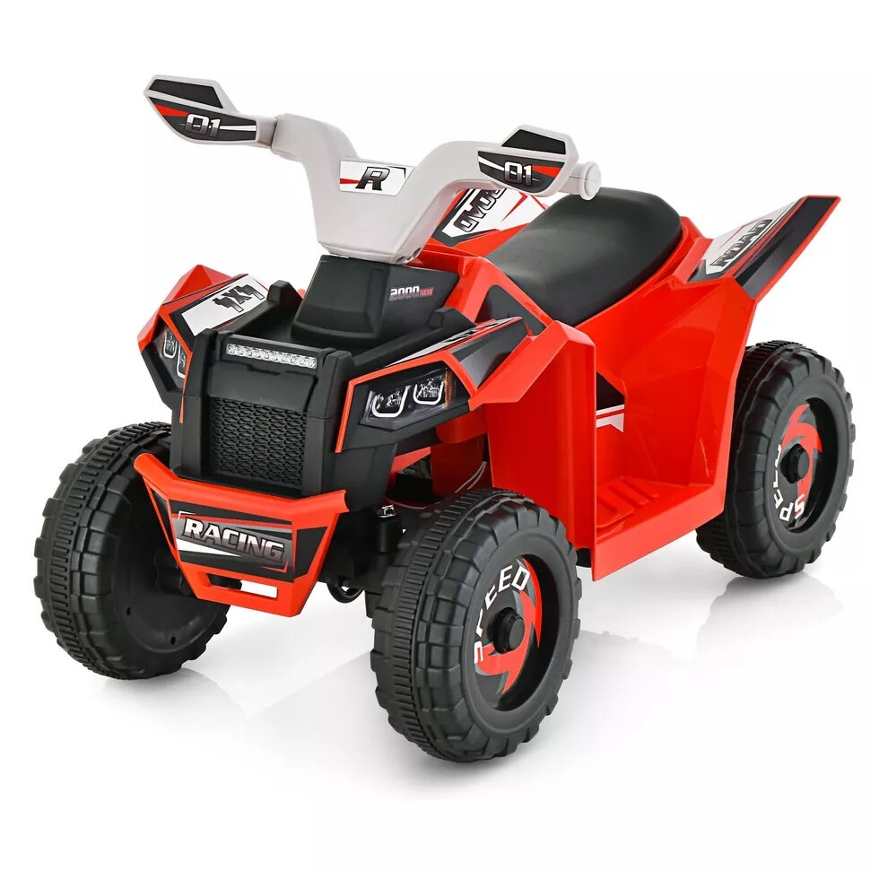 Kids Ride on Car 6V Battery Powered ATV 4 Wheeler Toy Electric Vehicle