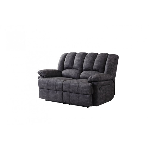 Torino Grey Fabric 2+1+1 Seater Recliner Sofa Set 2