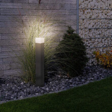CGC Dark Grey & White Square Outdoor Large Post Light