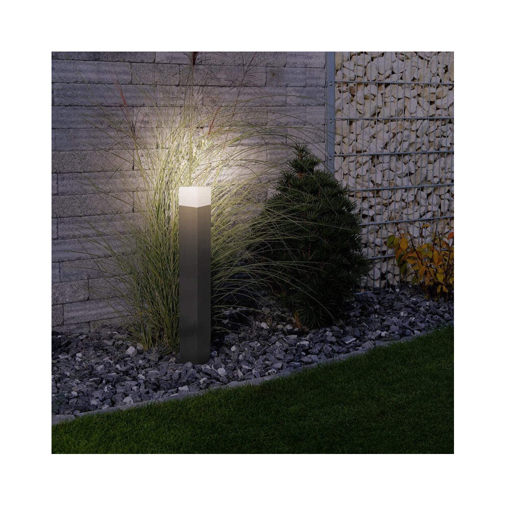 CGC Dark Grey & White Square Outdoor Large Post Light
