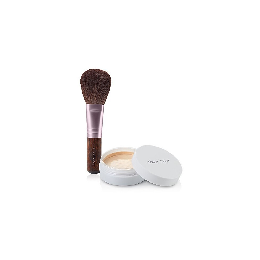 Sheer Cover Perfect Shade Mineral Foundation Light / Fair Shade Patented Pigments Trueshade Technology for Color Match Contains Antioxidants-image-OPC-PF2ZGDC-NEW